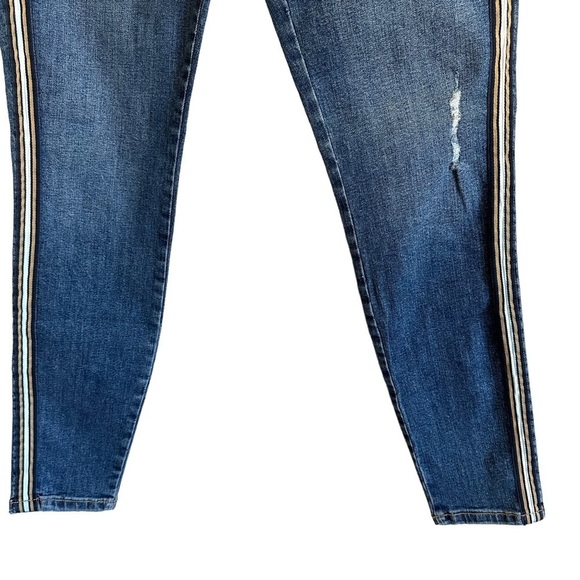 WILD FABLE High Rise Skinny Jeans with Side Tape Stripe Sz 8 / 29 - Picture 8 of 16
